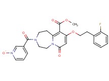 methyl 9-[2-(2-fluorophenyl)ethoxy]-3-[(1-oxido-3-pyridinyl)carbonyl]-7-oxo-1,2,3,4,5,7-hexahydropyrido[1,2-d][1,4]diazepine-10-carboxylate