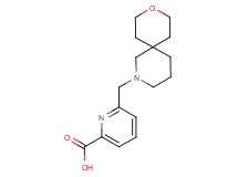 6-(9-oxa-2-azaspiro[5.5]undec-2-ylmethyl)pyridine-2-carboxylic acid