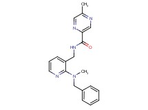 N-({2-[benzyl(methyl)amino]pyridin-3-yl}methyl)-5-methylpyrazine-2-carboxamide