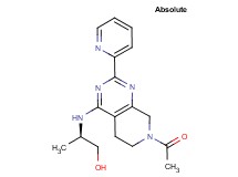 (2R)-2-{[7-acetyl-2-(2-pyridinyl)-5,6,7,8-tetrahydropyrido[3,4-d]pyrimidin-4-yl]amino}-1-propanol