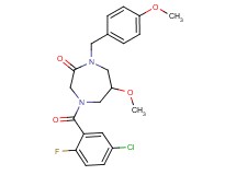 4-(5-chloro-2-fluorobenzoyl)-6-methoxy-1-(4-methoxybenzyl)-1,4-diazepan-2-one