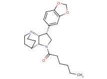 (3R*,3aR*,7aR*)-3-(1,3-benzodioxol-5-yl)-1-hexanoyloctahydro-4,7-ethanopyrrolo[3,2-b]pyridine