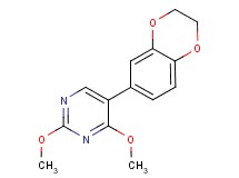 5-(2,3-dihydro-1,4-benzodioxin-6-yl)-2,4-dimethoxypyrimidine