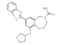 4-acetyl-7-(1,3-benzothiazol-2-yl)-9-(tetrahydro-3-furanyloxy)-2,3,4,5-tetrahydro-1,4-benzoxazepine