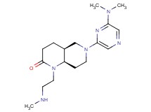 rel-(4aS,8aR)-6-[6-(dimethylamino)-2-pyrazinyl]-1-[2-(methylamino)ethyl]octahydro-1,6-naphthyridin-2(1H)-one dihydrochloride