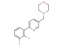 4-{[6-(2,3-difluorophenyl)pyridin-3-yl]methyl}morpholine