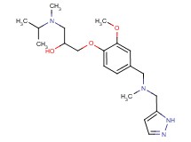 1-[isopropyl(methyl)amino]-3-(2-methoxy-4-{[methyl(1H-pyrazol-5-ylmethyl)amino]methyl}phenoxy)-2-propanol