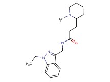 N-[(1-ethyl-1H-indazol-3-yl)methyl]-3-(1-methyl-2-piperidinyl)propanamide