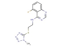 5-fluoro-N-{2-[(1-methyl-1H-tetrazol-5-yl)thio]ethyl}quinazolin-4-amine