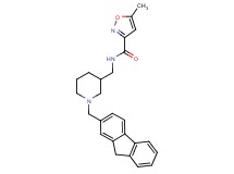 N-{[1-(9H-fluoren-2-ylmethyl)-3-piperidinyl]methyl}-5-methyl-3-isoxazolecarboxamide
