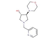 (3S*,4S*)-4-(4-morpholinyl)-1-(2-pyridinylmethyl)-3-pyrrolidinol