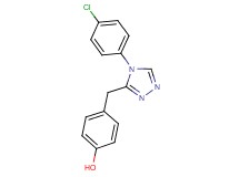 4-{[4-(4-chlorophenyl)-4H-1,2,4-triazol-3-yl]methyl}phenol