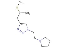 4-[2-(methylthio)propyl]-1-(2-pyrrolidin-1-ylethyl)-1H-1,2,3-triazole