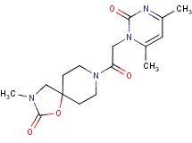 8-[(4,6-dimethyl-2-oxopyrimidin-1(2H)-yl)acetyl]-3-methyl-1-oxa-3,8-diazaspiro[4.5]decan-2-one