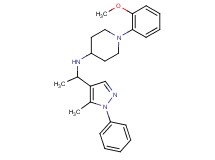 1-(2-methoxyphenyl)-N-[1-(5-methyl-1-phenyl-1H-pyrazol-4-yl)ethyl]-4-piperidinamine