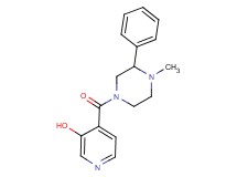 4-[(4-methyl-3-phenylpiperazin-1-yl)carbonyl]pyridin-3-ol