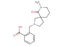 2-[(7-methyl-6-oxo-2,7-diazaspiro[4.5]dec-2-yl)methyl]benzoic acid