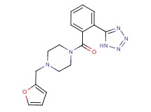 1-(2-furylmethyl)-4-[2-(1H-tetrazol-5-yl)benzoyl]piperazine