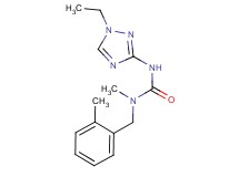 N'-(1-ethyl-1H-1,2,4-triazol-3-yl)-N-methyl-N-(2-methylbenzyl)urea