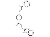 2-(3-{4-[3-(4-morpholinyl)-3-oxopropyl]-1-piperidinyl}-3-oxopropyl)-1H-benzimidazole
