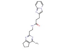 3-imidazo[1,2-a]pyridin-2-yl-N-[2-(4-methyl-6,7-dihydro-5H-cyclopenta[d]pyrimidin-2-yl)ethyl]propanamide