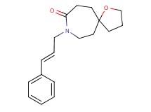 8-[(2E)-3-phenyl-2-propen-1-yl]-1-oxa-8-azaspiro[4.6]undecan-9-one