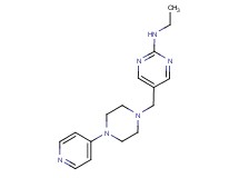 N-ethyl-5-[(4-pyridin-4-ylpiperazin-1-yl)methyl]pyrimidin-2-amine