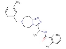 2-methyl-N-{1-[7-(3-methylbenzyl)-6,7,8,9-tetrahydro-5H-[1,2,4]triazolo[4,3-d][1,4]diazepin-3-yl]ethyl}benzamide