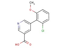 5-(2-chloro-6-methoxyphenyl)nicotinic acid