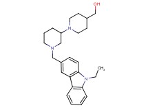 {1'-[(9-ethyl-9H-carbazol-3-yl)methyl]-1,3'-bipiperidin-4-yl}methanol