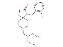8-(2-ethylbutyl)-1-(2-fluorobenzyl)-1,8-diazaspiro[4.5]decan-2-one