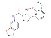 N-1,3-benzodioxol-5-yl-3-(2,3-dimethoxyphenyl)pyrrolidine-1-carboxamide