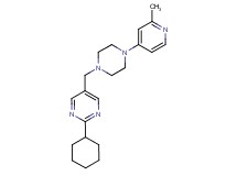 2-cyclohexyl-5-{[4-(2-methylpyridin-4-yl)piperazin-1-yl]methyl}pyrimidine