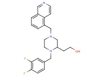 2-[1-(3,4-difluorobenzyl)-4-(5-isoquinolinylmethyl)-2-piperazinyl]ethanol