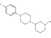 1-(4-fluorophenyl)-4-(3-piperidinyl)piperazine