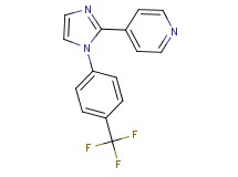 4-{1-[4-(trifluoromethyl)phenyl]-1H-imidazol-2-yl}pyridine