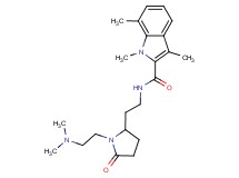 N-(2-{1-[2-(dimethylamino)ethyl]-5-oxopyrrolidin-2-yl}ethyl)-1,3,7-trimethyl-1H-indole-2-carboxamide