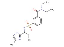 N,N-diethyl-3-({[1-(4-methyl-1H-imidazol-2-yl)propyl]amino}sulfonyl)benzamide