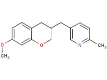 5-[(7-methoxy-3,4-dihydro-2H-chromen-3-yl)methyl]-2-methylpyridine