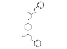 3-[1-(1-methyl-2-phenoxyethyl)-4-piperidinyl]-N-(3-pyridinylmethyl)propanamide