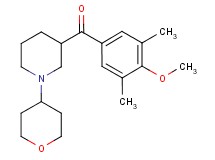 (4-methoxy-3,5-dimethylphenyl)[1-(tetrahydro-2H-pyran-4-yl)-3-piperidinyl]methanone