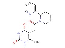 6-methyl-5-[2-oxo-2-(2-pyridin-2-ylpiperidin-1-yl)ethyl]pyrimidine-2,4(1H,3H)-dione