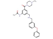 N-(3-[(4-methyl-1-piperazinyl)carbonyl]-5-{[(3-phenoxybenzyl)amino]methyl}phenyl)acetamide