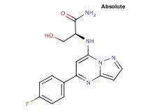 N~2~-[5-(4-fluorophenyl)pyrazolo[1,5-a]pyrimidin-7-yl]-L-serinamide