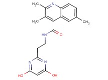 N-[2-(4,6-dihydroxy-2-pyrimidinyl)ethyl]-2,3,6-trimethyl-4-quinolinecarboxamide