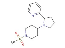 2-{1-[1-(methylsulfonyl)piperidin-4-yl]pyrrolidin-2-yl}pyridine