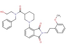 N-benzyl-N-(2-hydroxyethyl)-1-{2-[2-(2-methoxyphenyl)ethyl]-1,3-dioxo-2,3-dihydro-1H-isoindol-4-yl}-3-piperidinecarboxamide