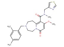 3-(2,4-dimethylbenzyl)-9-methoxy-N-methyl-7-oxo-N-(1,3-thiazol-4-ylmethyl)-1,2,3,4,5,7-hexahydropyrido[1,2-d][1,4]diazepine-10-carboxamide