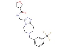 N-({7-[3-(trifluoromethyl)benzyl]-6,7,8,9-tetrahydro-5H-[1,2,4]triazolo[4,3-d][1,4]diazepin-3-yl}methyl)tetrahydro-3-furancarboxamide