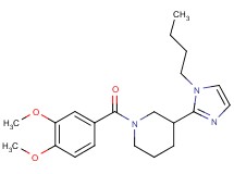 3-(1-butyl-1H-imidazol-2-yl)-1-(3,4-dimethoxybenzoyl)piperidine